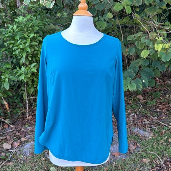 Columbia split back long sleeve top, size small - Picture 1 of 6